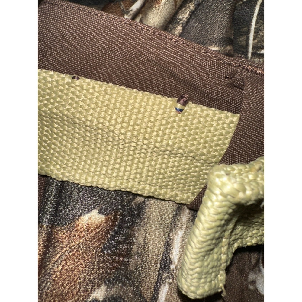 Under Armour Pants Boys Med Brown Youth Camouflage Real Tree Fleece Lined Cargo - Picture 11 of 12
